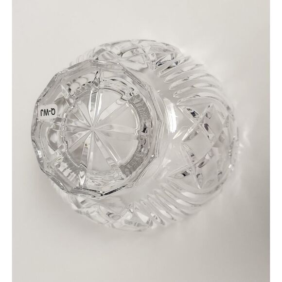 Imperial Lead Crystal Bowl Pineapple Crosshatch Meridian Bowl - Picture 5 of 5